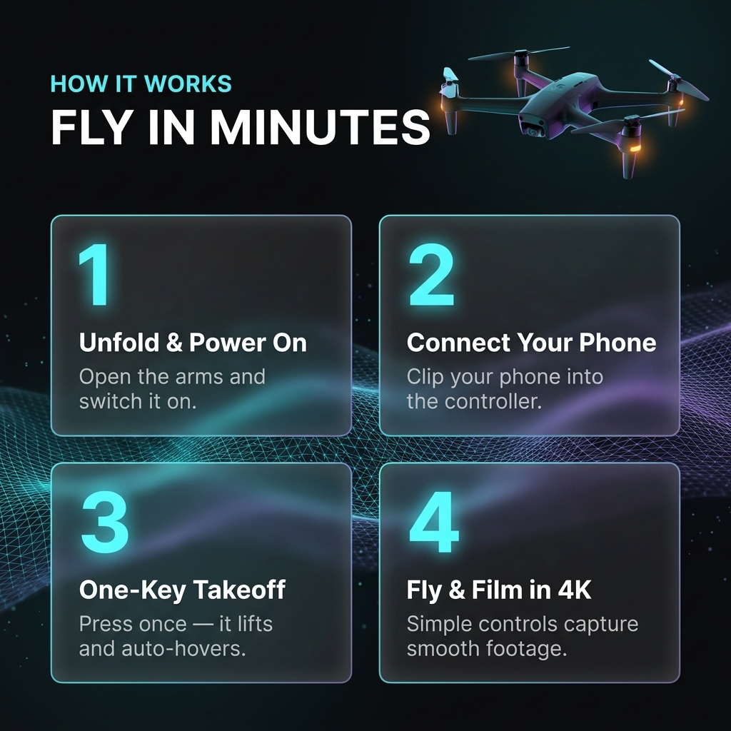 Tenvic 4K Smart Drone